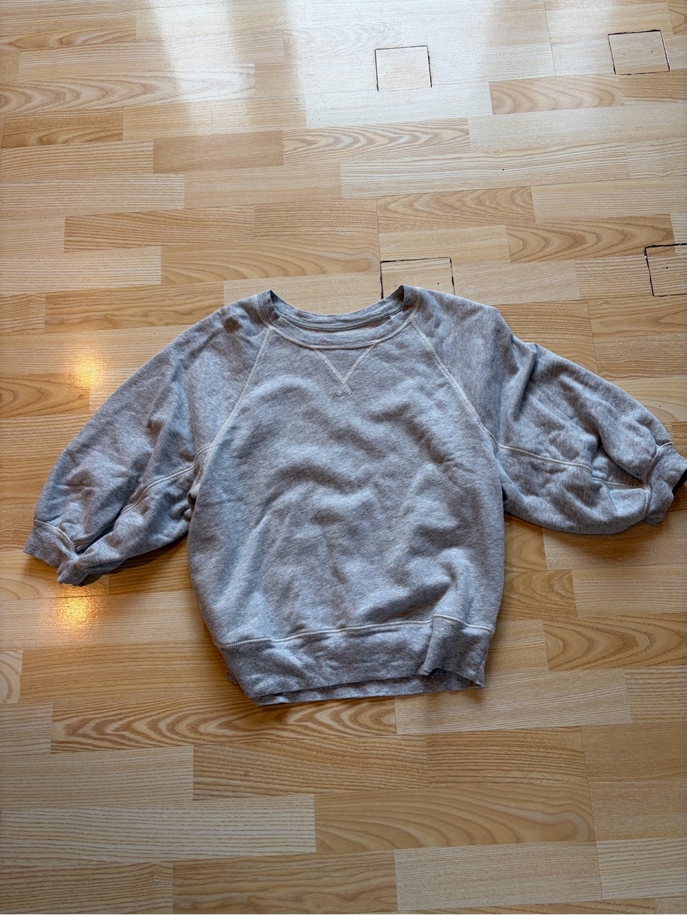 Aerie 3/4 puff sleeve sweatshirt